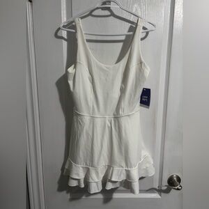 JoyLab White Dress with shorts